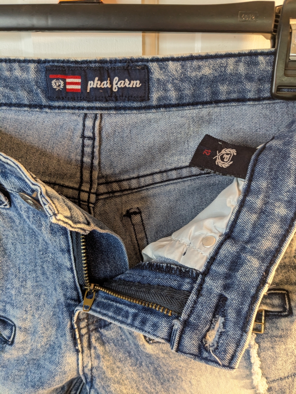 Phat Farm Light Wash Denim Jeans - Blue